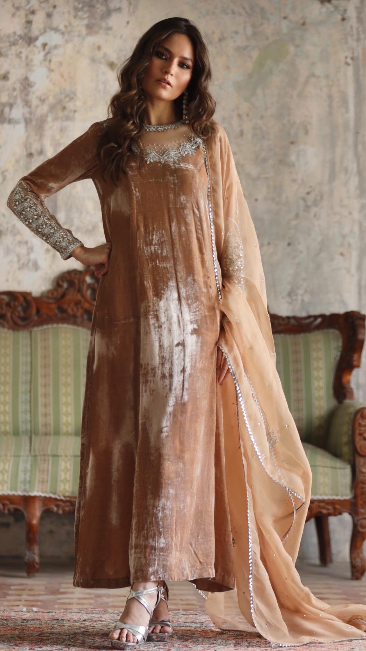 Deewani Nude - Velvet Pret - Peach