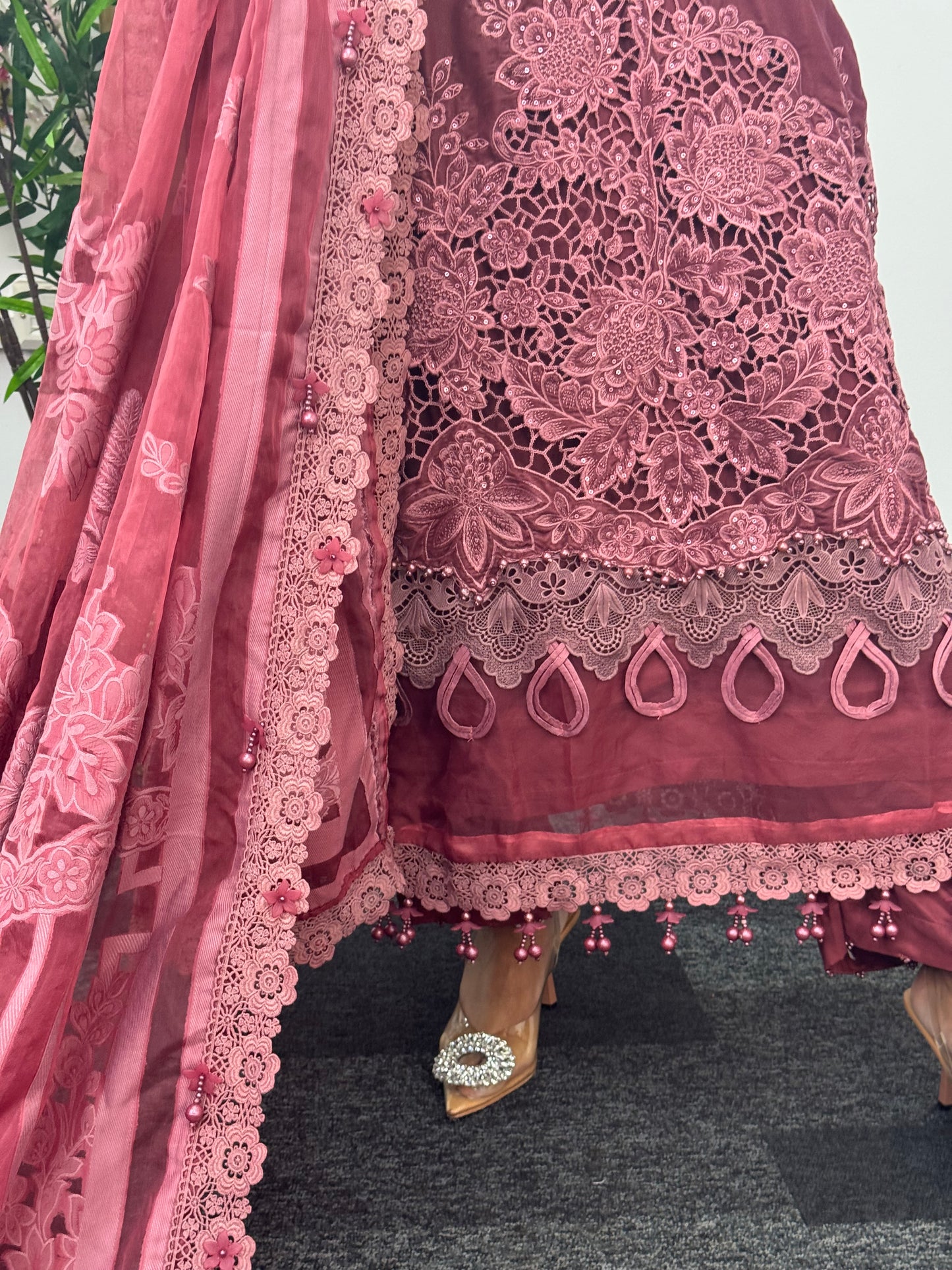 Maria B Luxury Velvet - Pink