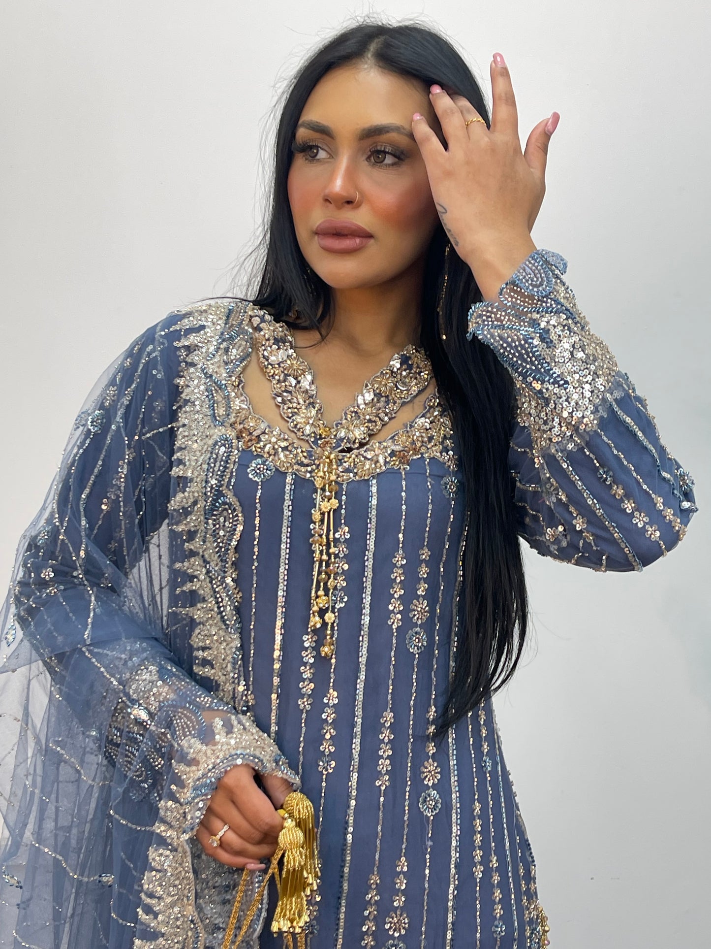 Payal - Cutdana Net - Gray -