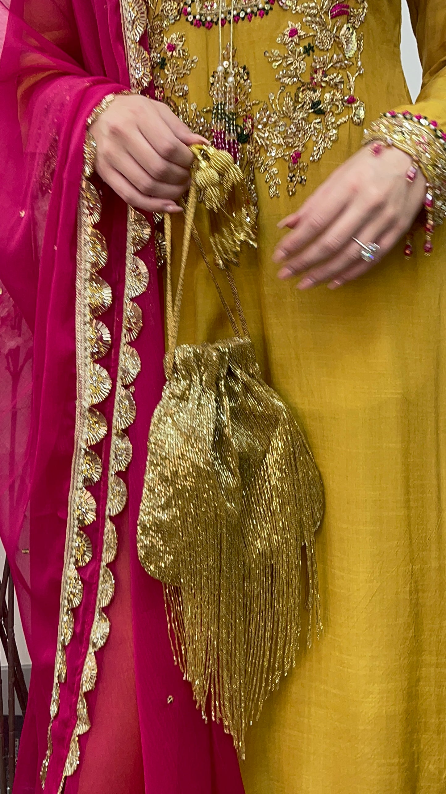 Gold Potli Bag