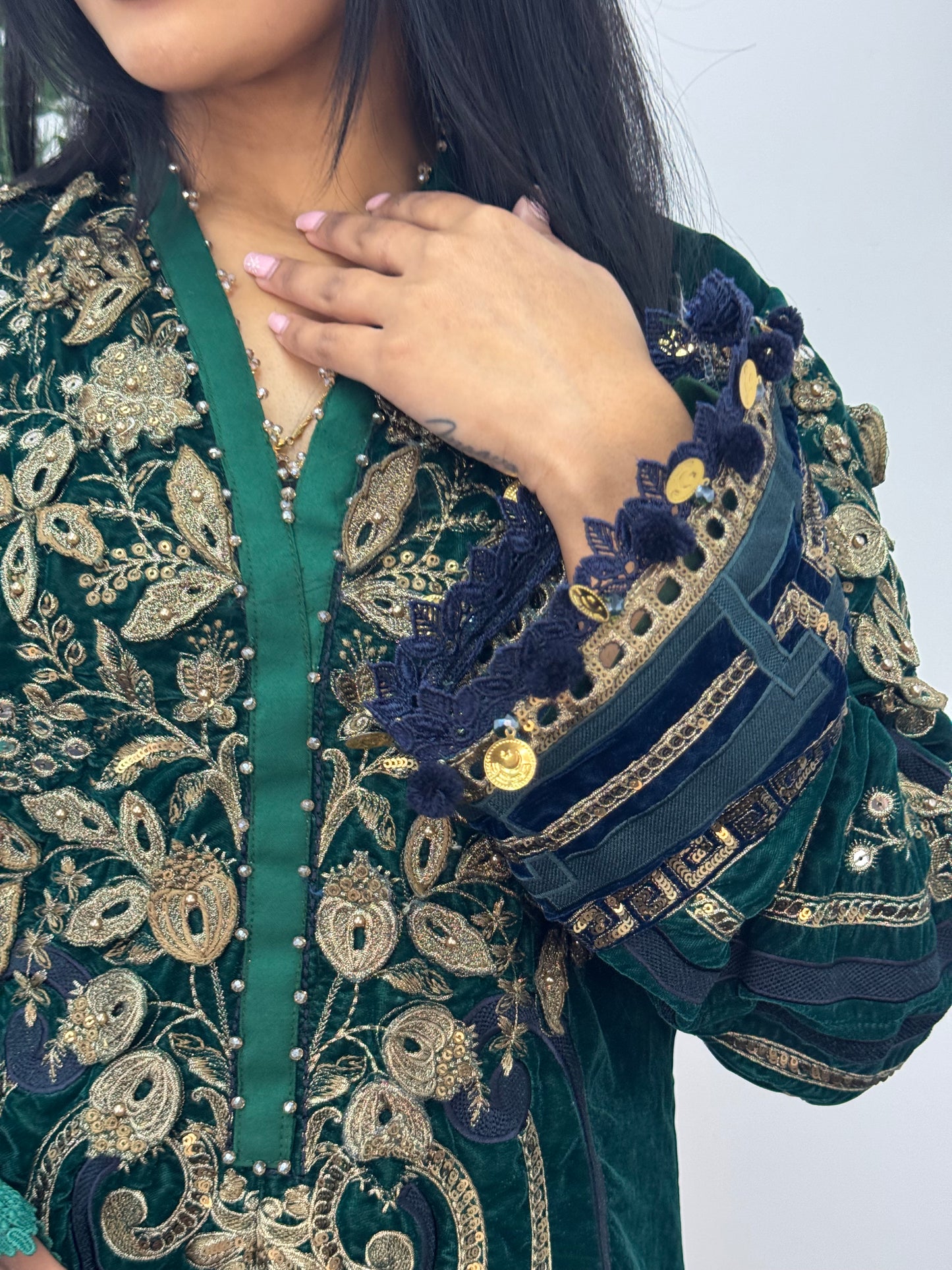 Maria B Luxury Velvet - Green