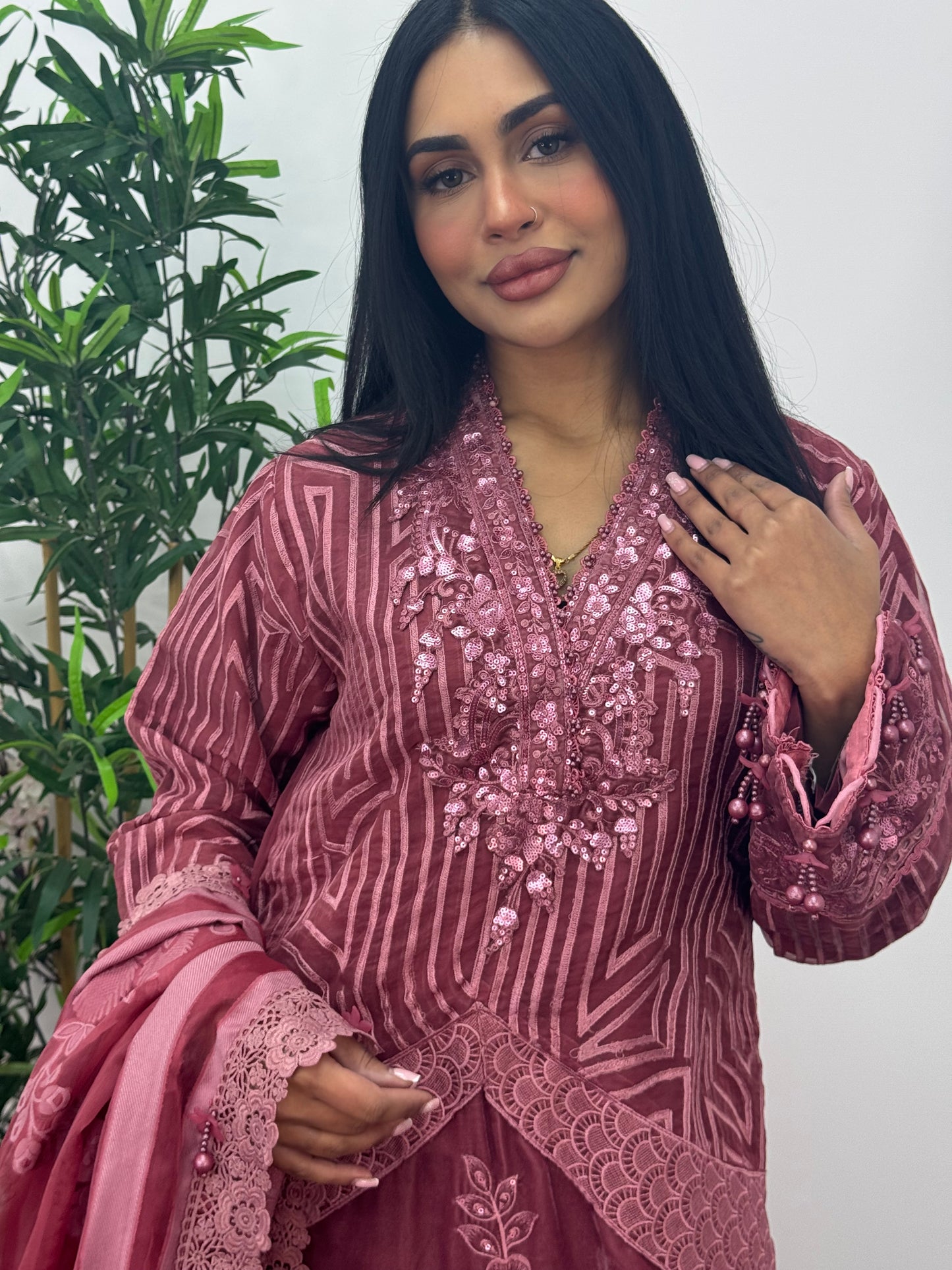 Maria B Luxury Velvet - Pink