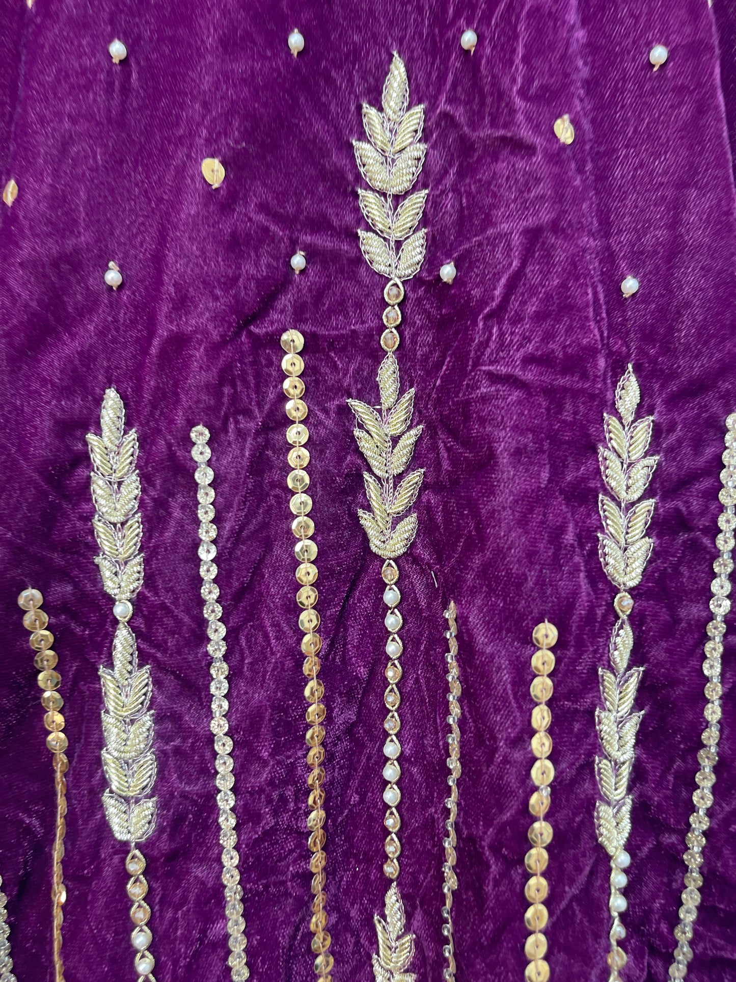 Fruity Plum - Velvet Pret - with crushed sharara - AA