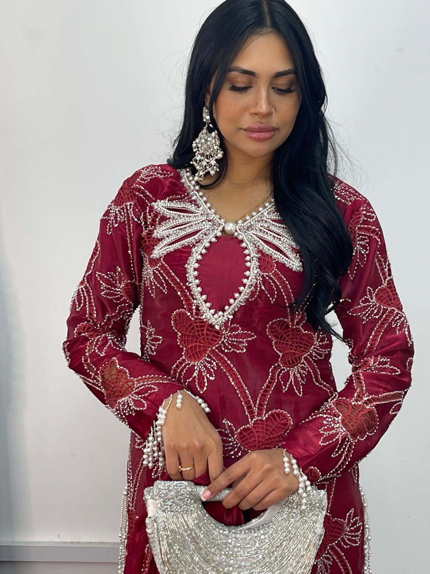 Kangan - CutDana - Maroonish Pink -Y