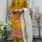 “Suraj” Hussain Rehar’s Inspired - Lawn - Mustard