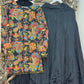 Phoolwari - Armani Silk - Black