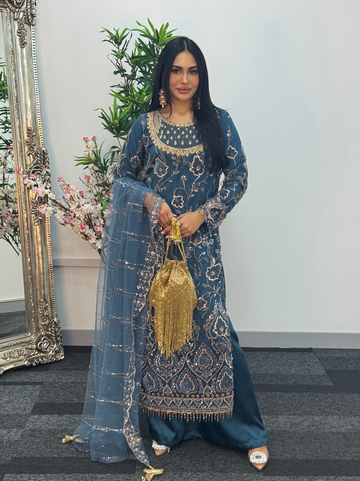 Siyara - CutDana - Teal -