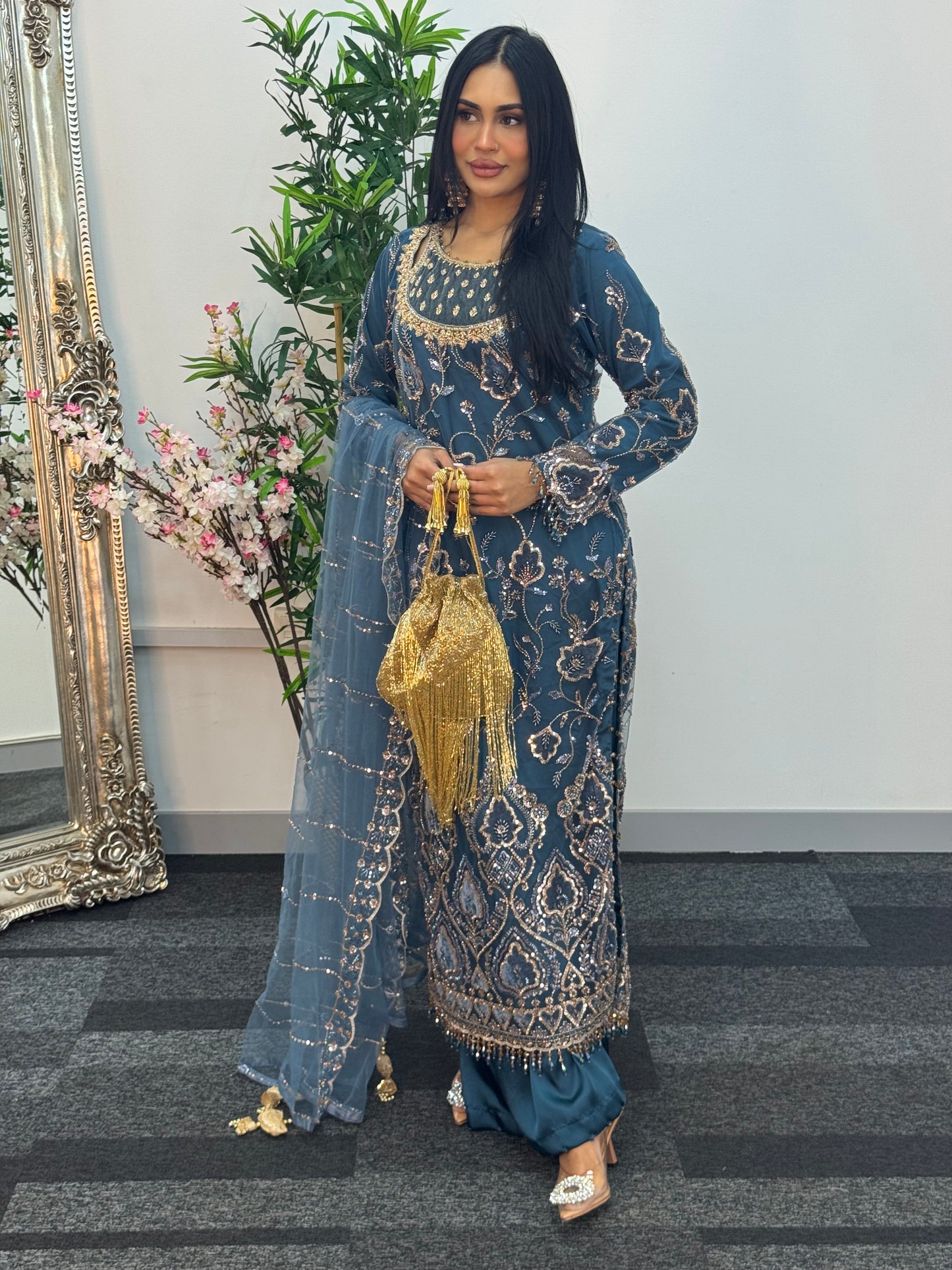 Siyara - CutDana - Teal -