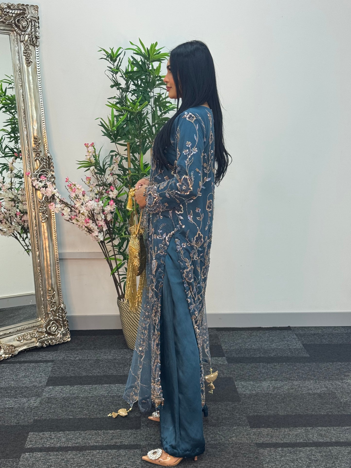 Siyara - CutDana - Teal -