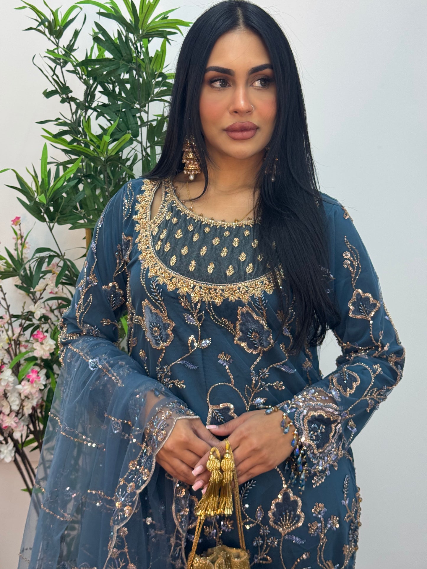 Siyara - CutDana - Teal -