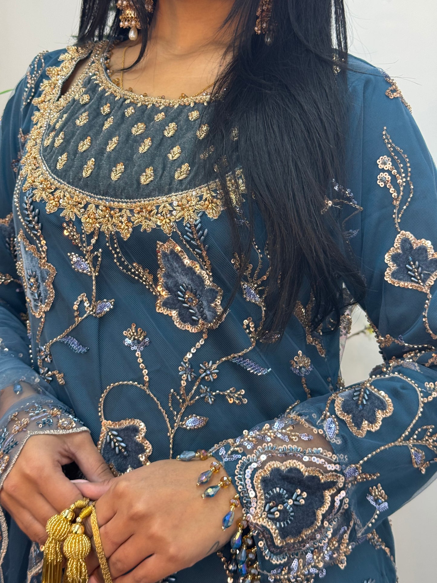 Siyara - CutDana - Teal -