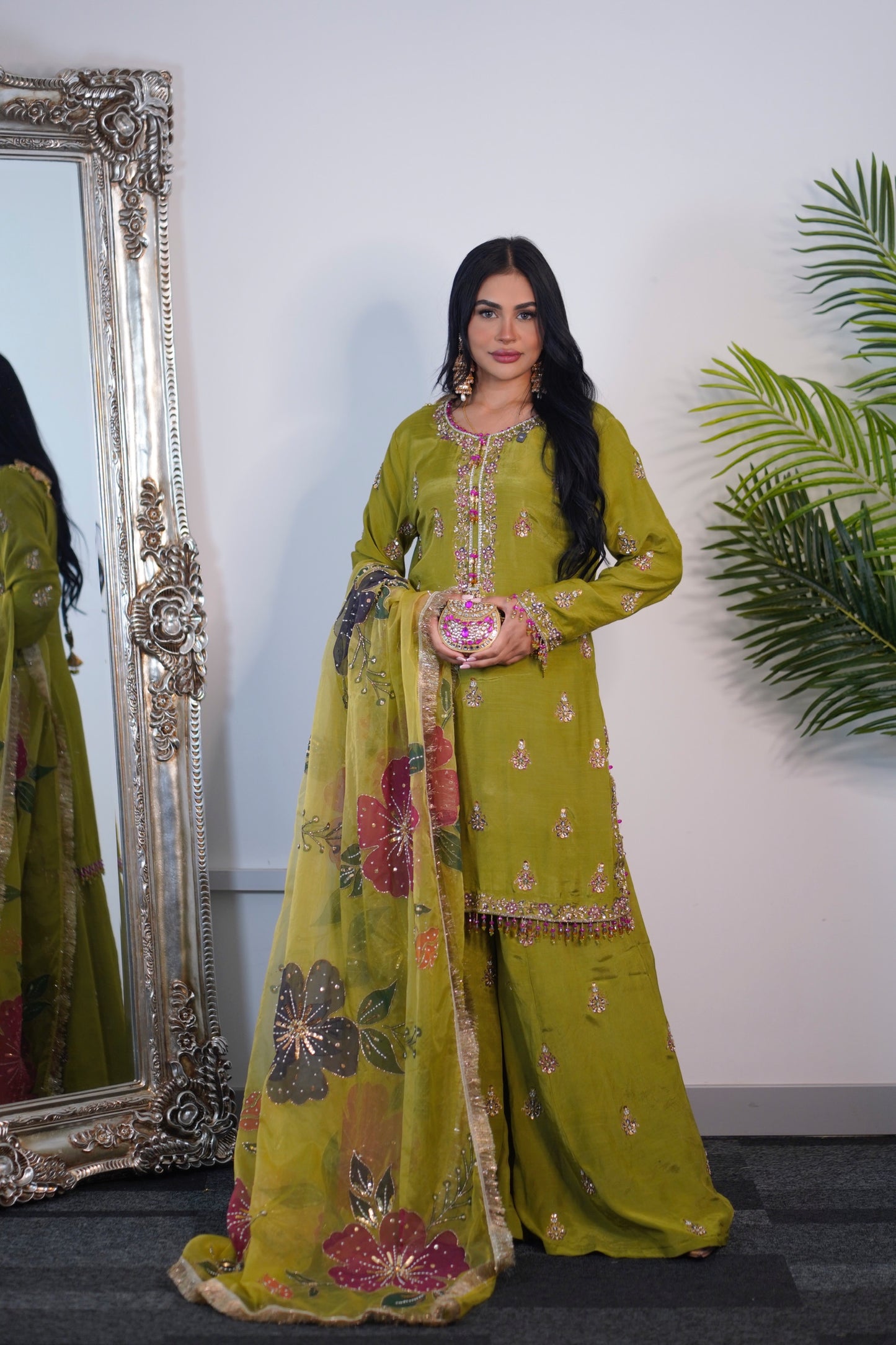 (Preorder 6 weeks) Sheh-nai  - Sharara - Green