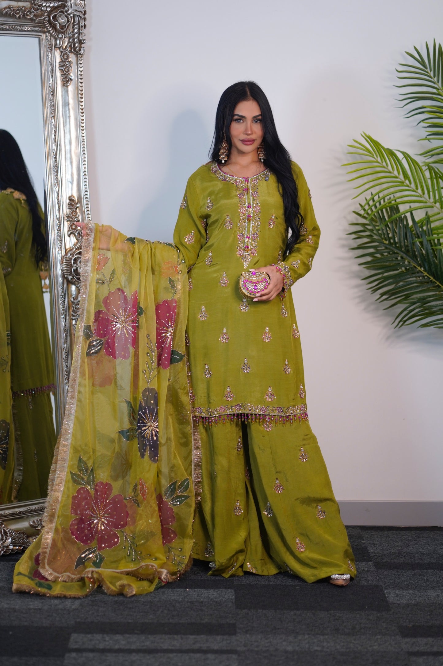 (Preorder 6 weeks) Sheh-nai  - Sharara - Green