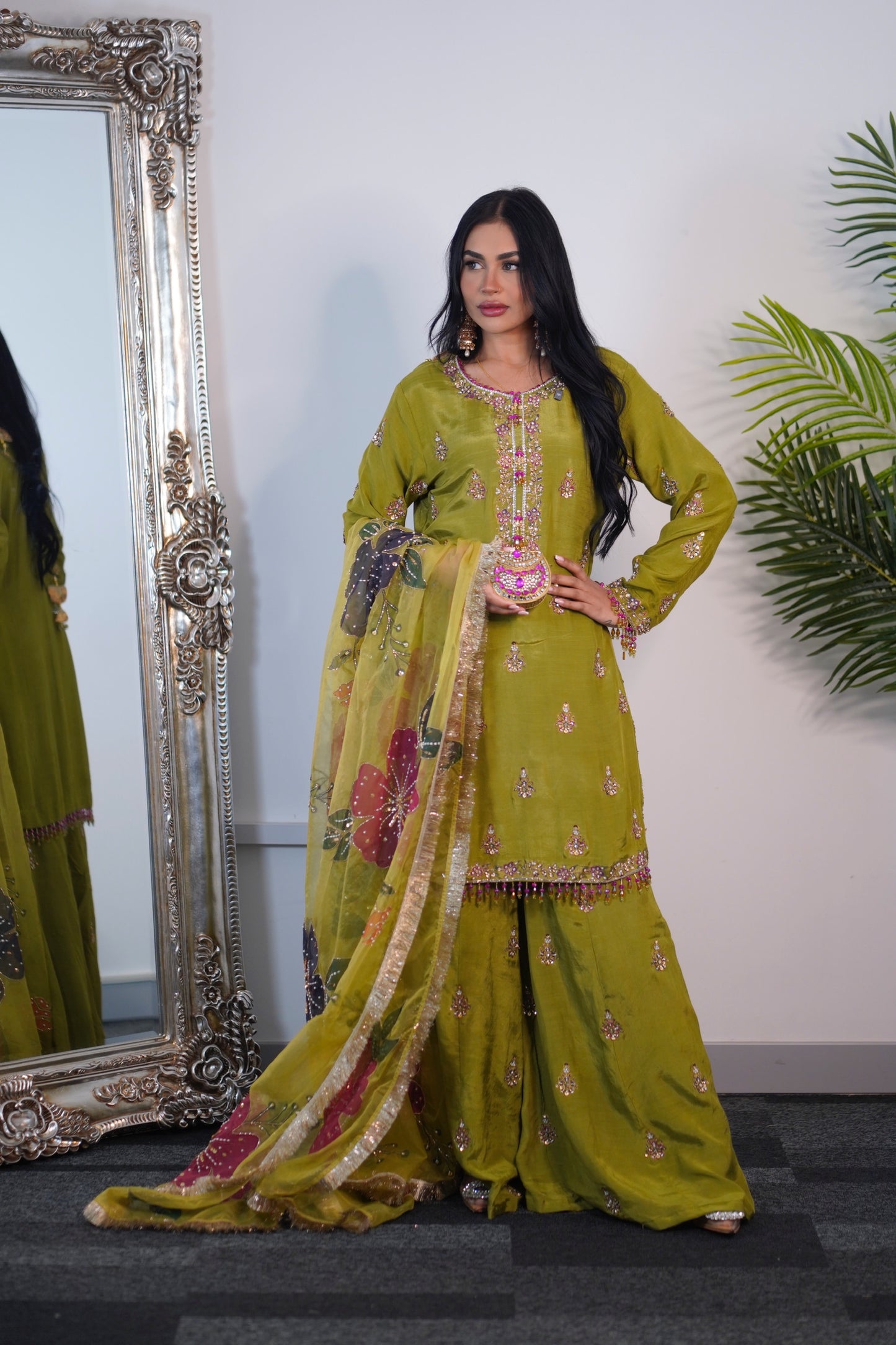 (Preorder 6 weeks) Sheh-nai  - Sharara - Green