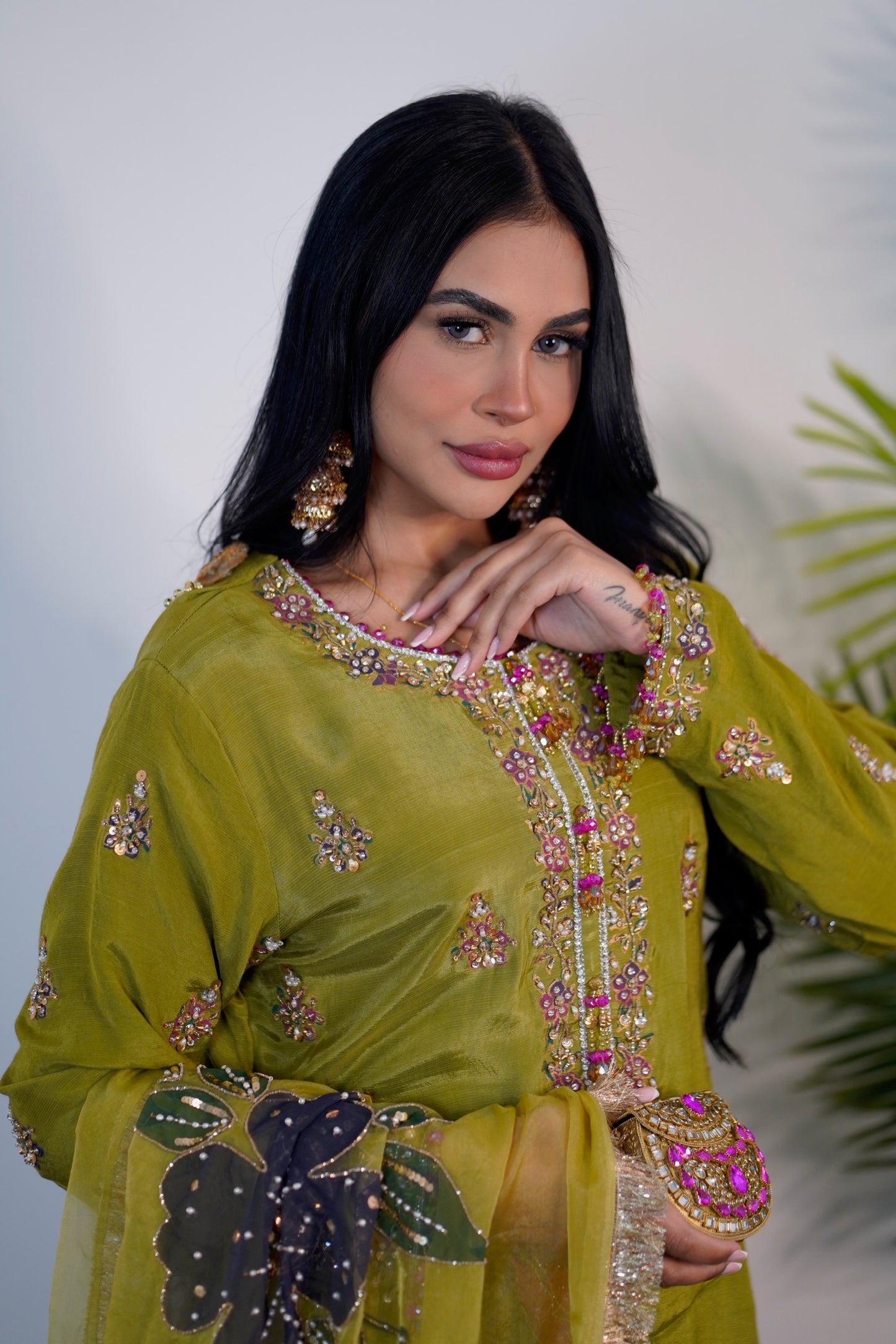 (Preorder 6 weeks) Sheh-nai  - Sharara - Green