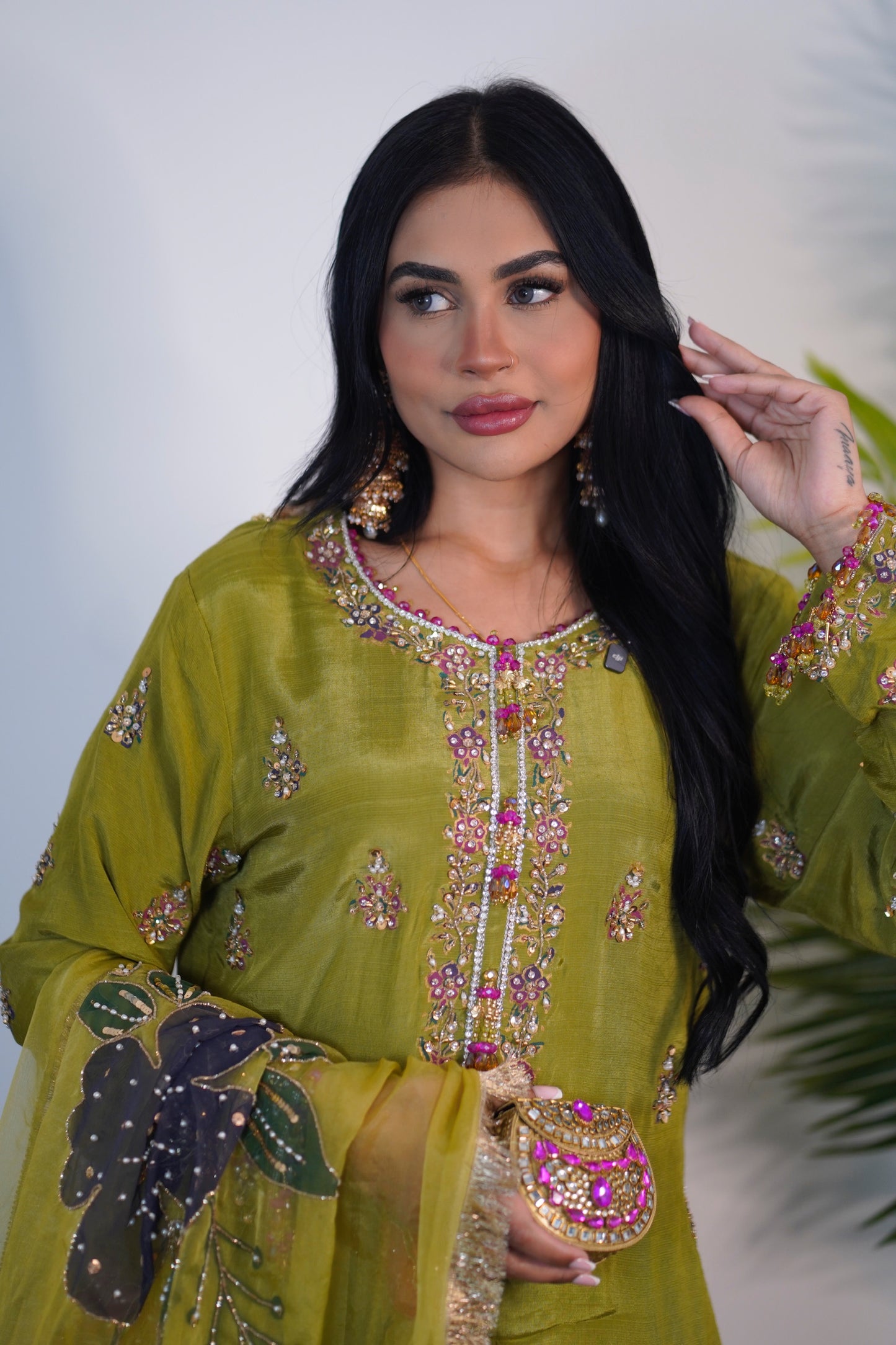 (Preorder 6 weeks) Sheh-nai  - Sharara - Green
