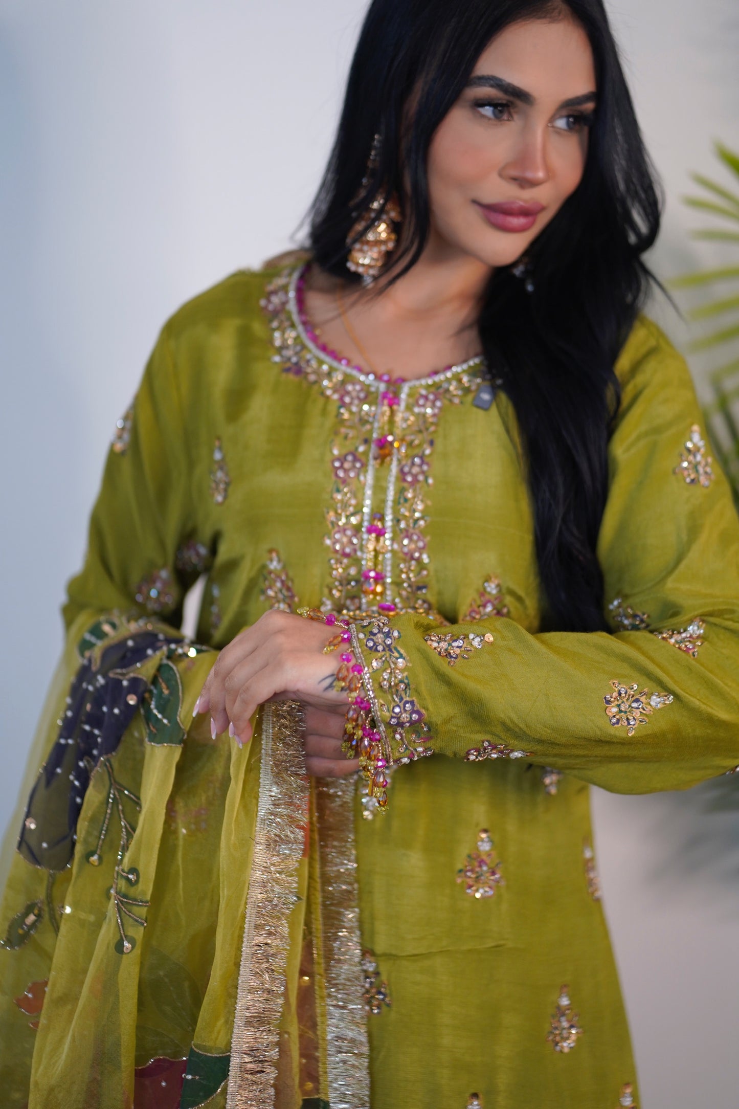 (Preorder 6 weeks) Sheh-nai  - Sharara - Green