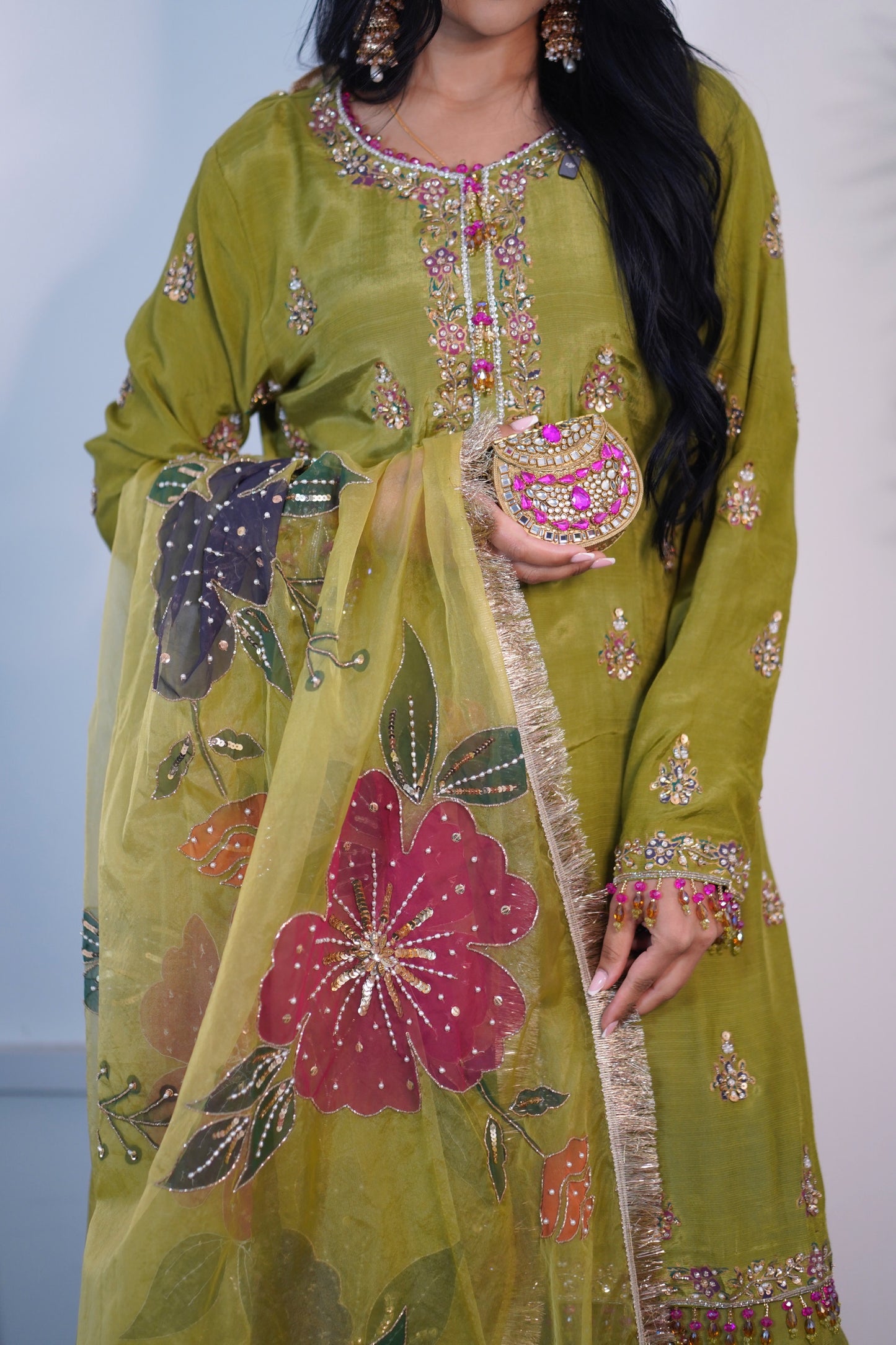(Preorder 6 weeks) Sheh-nai  - Sharara - Green