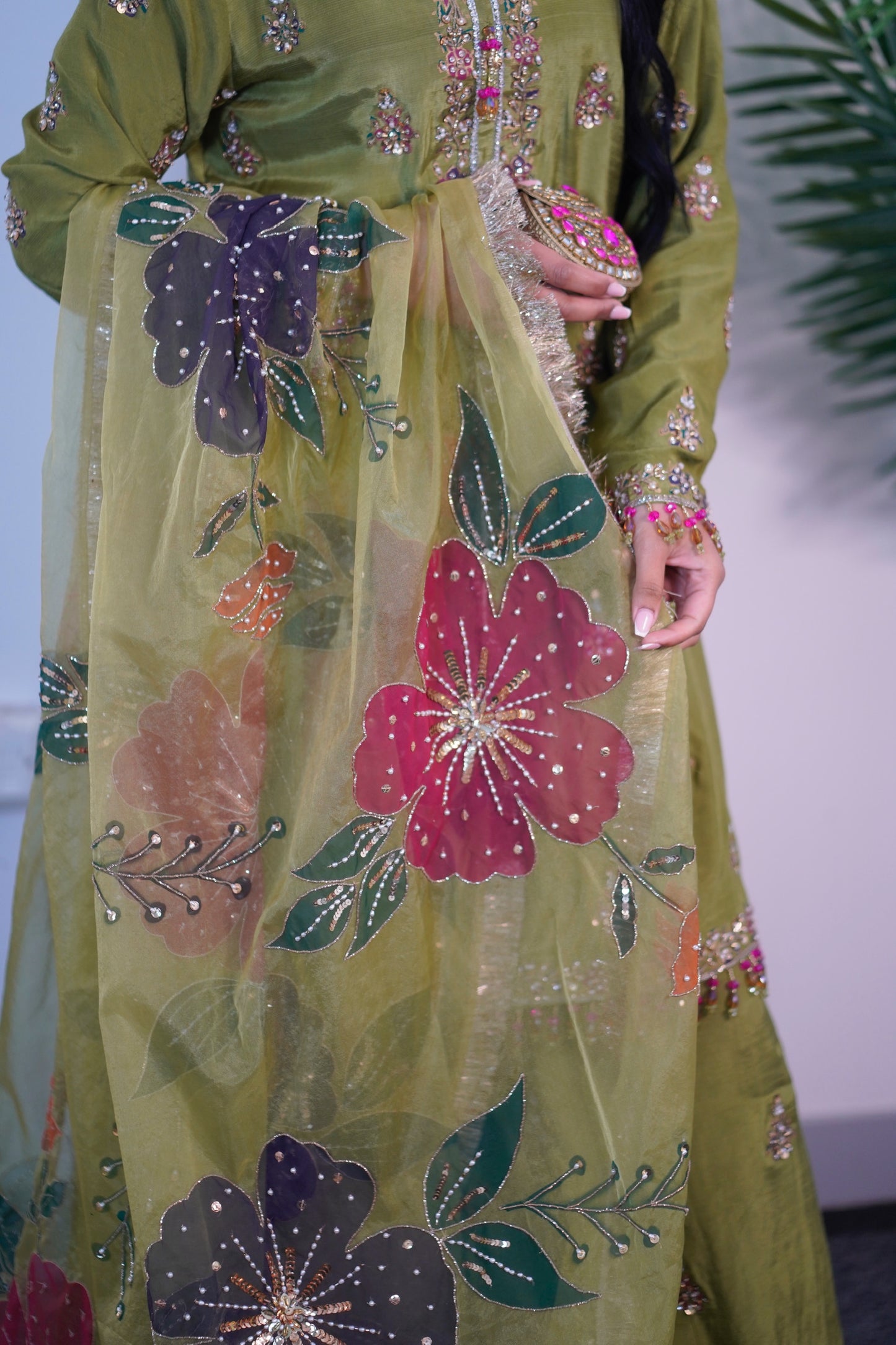 (Preorder 6 weeks) Sheh-nai  - Sharara - Green