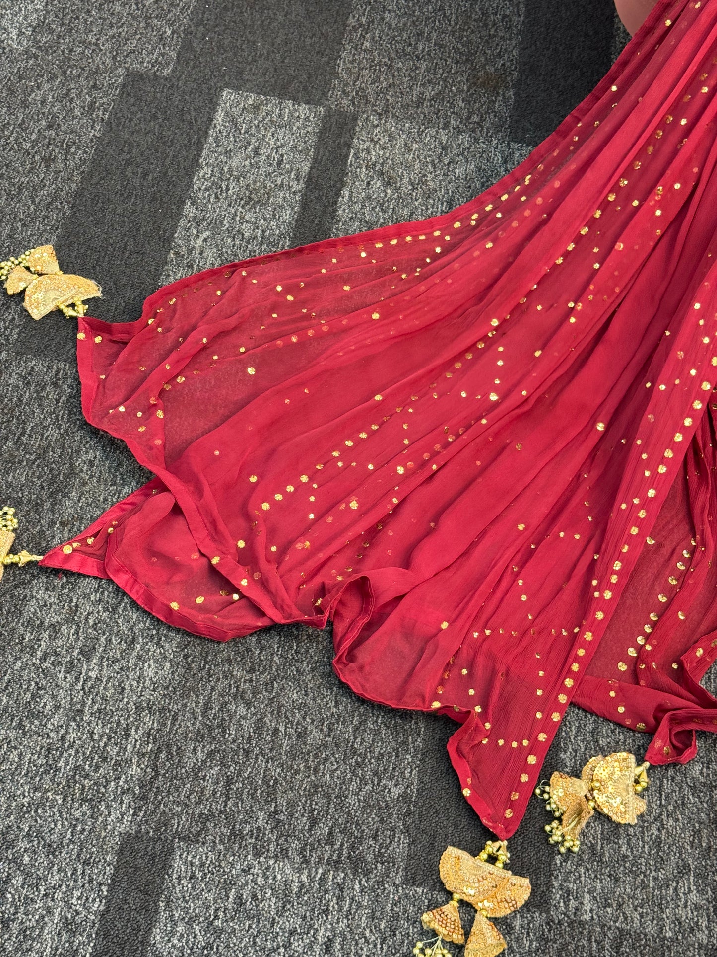 (Pre Order 3/4 Weeks) “Ayeza”Velvet - Maroon