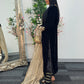 (Pre Order 3/4 Weeks) “Sawan” Velvet Pret Black Party Wedding Outfit