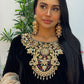 (Pre Order 3/4 Weeks) “Sawan” Velvet Pret Black Party Wedding Outfit