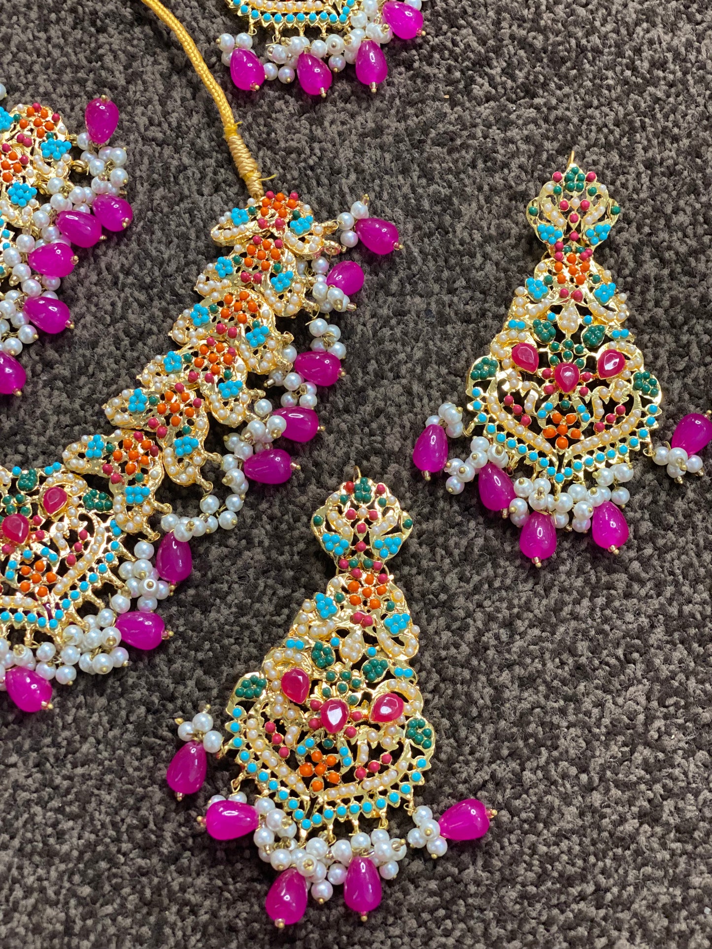 Magenta Pink and Gold Set - Heavy Set