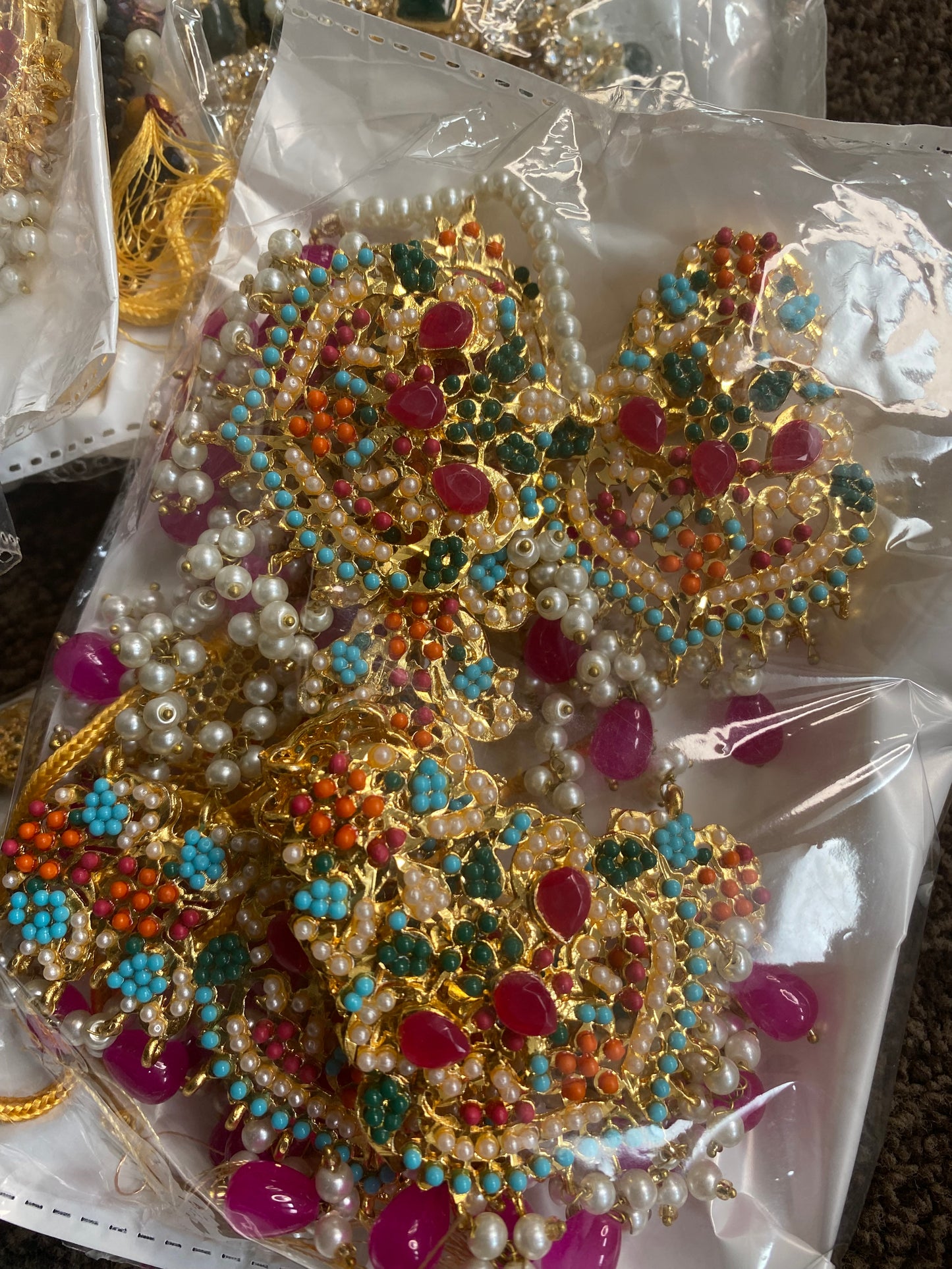 Magenta Pink and Gold Set - Heavy Set