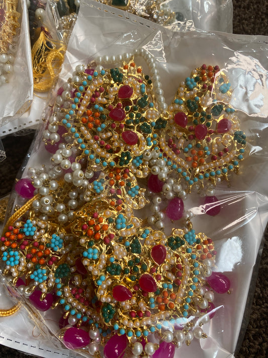 Magenta Pink and Gold Set - Heavy Set