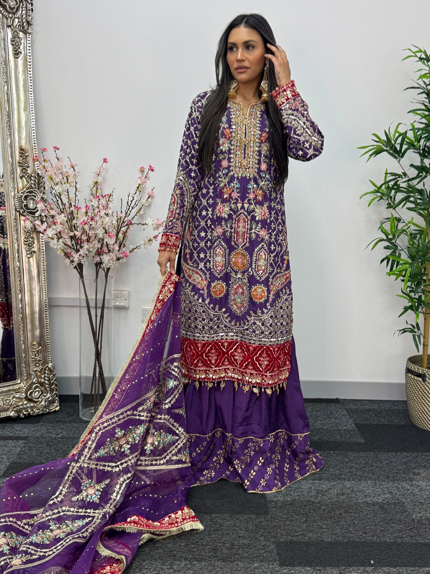 Shagun - Maria B Inspired - Purple - R