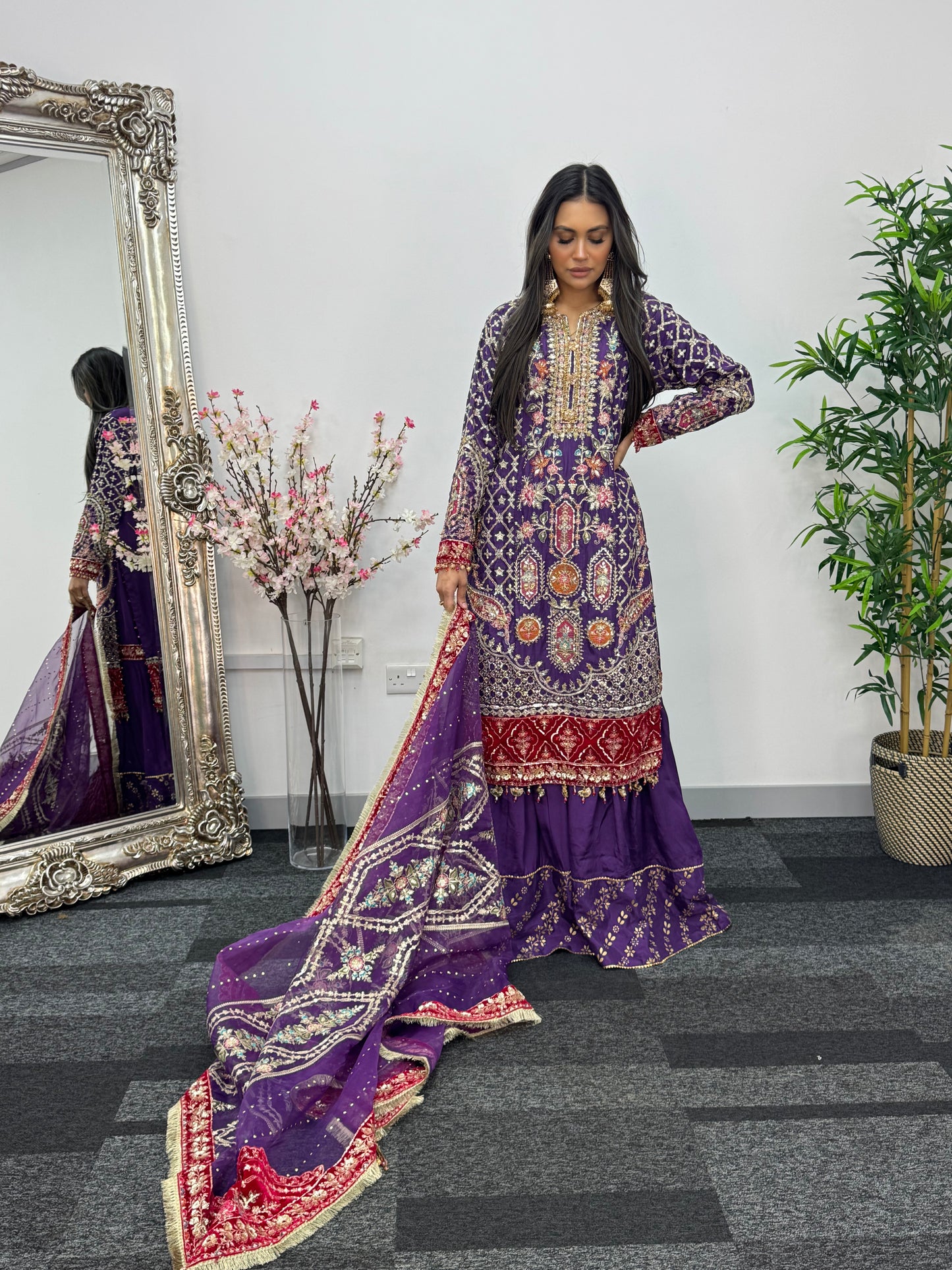 Shagun - Maria B Inspired - Purple - R