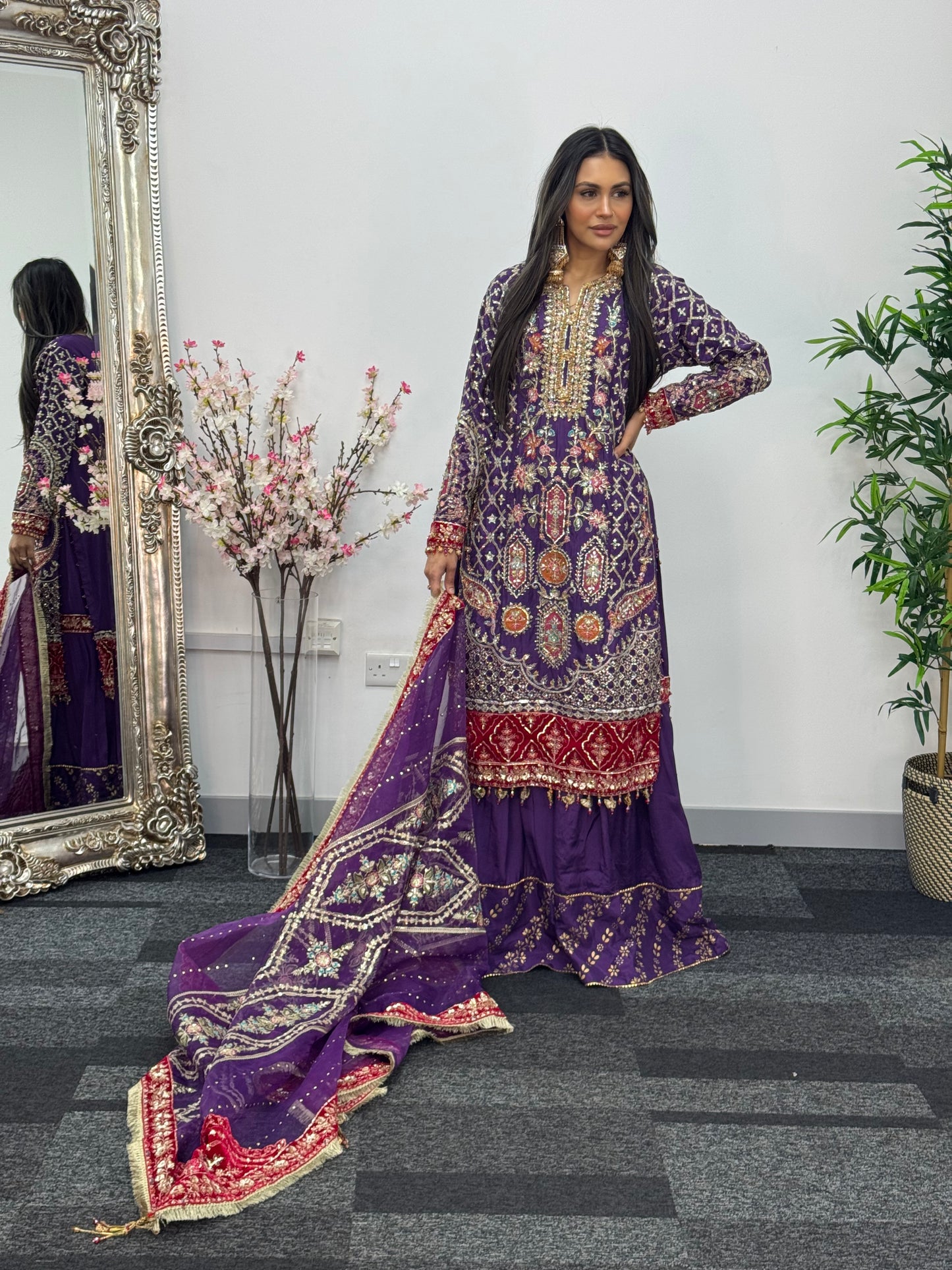 Shagun - Maria B Inspired - Purple - R