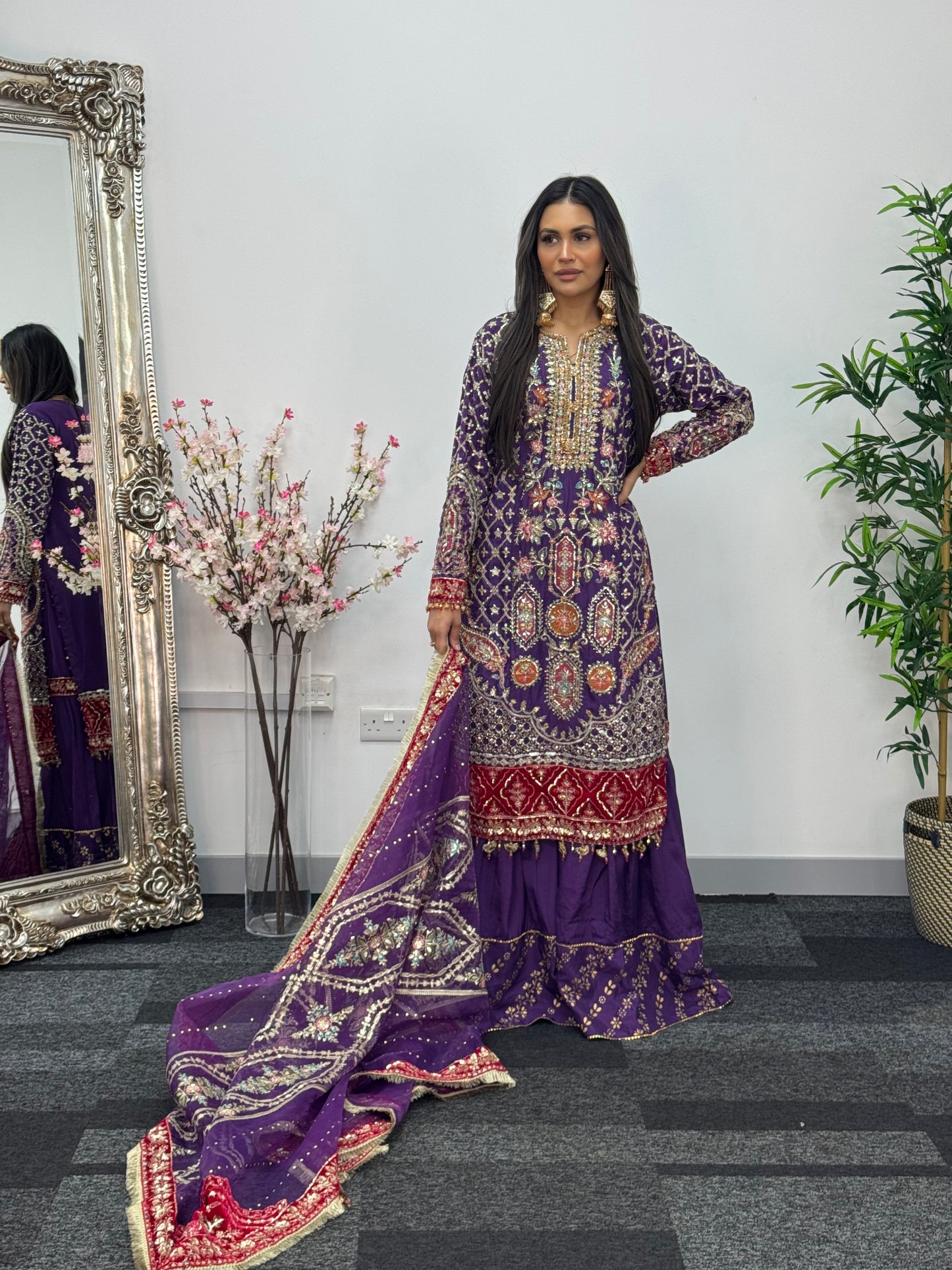 Shagun - Maria B Inspired - Purple - R