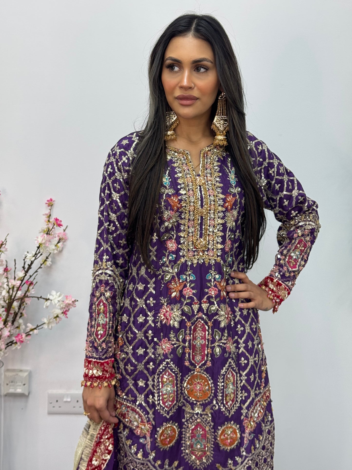 Shagun - Maria B Inspired - Purple - R