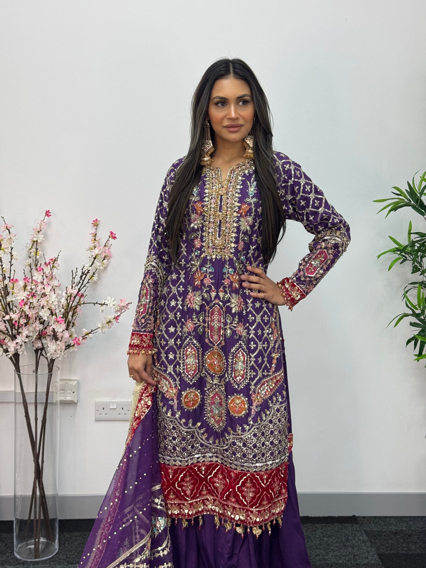 Shagun - Maria B Inspired - Purple - R