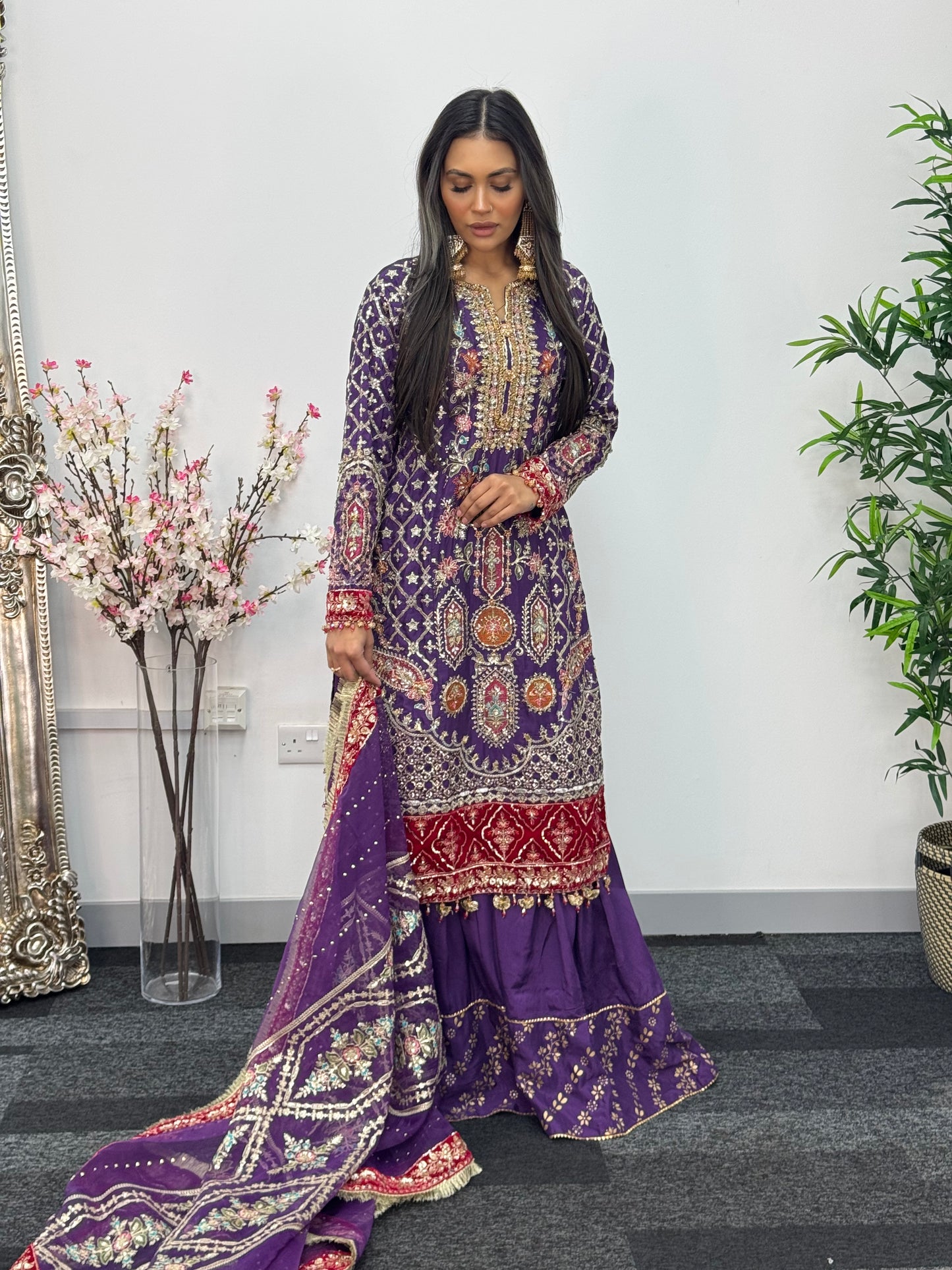 Shagun - Maria B Inspired - Purple - R