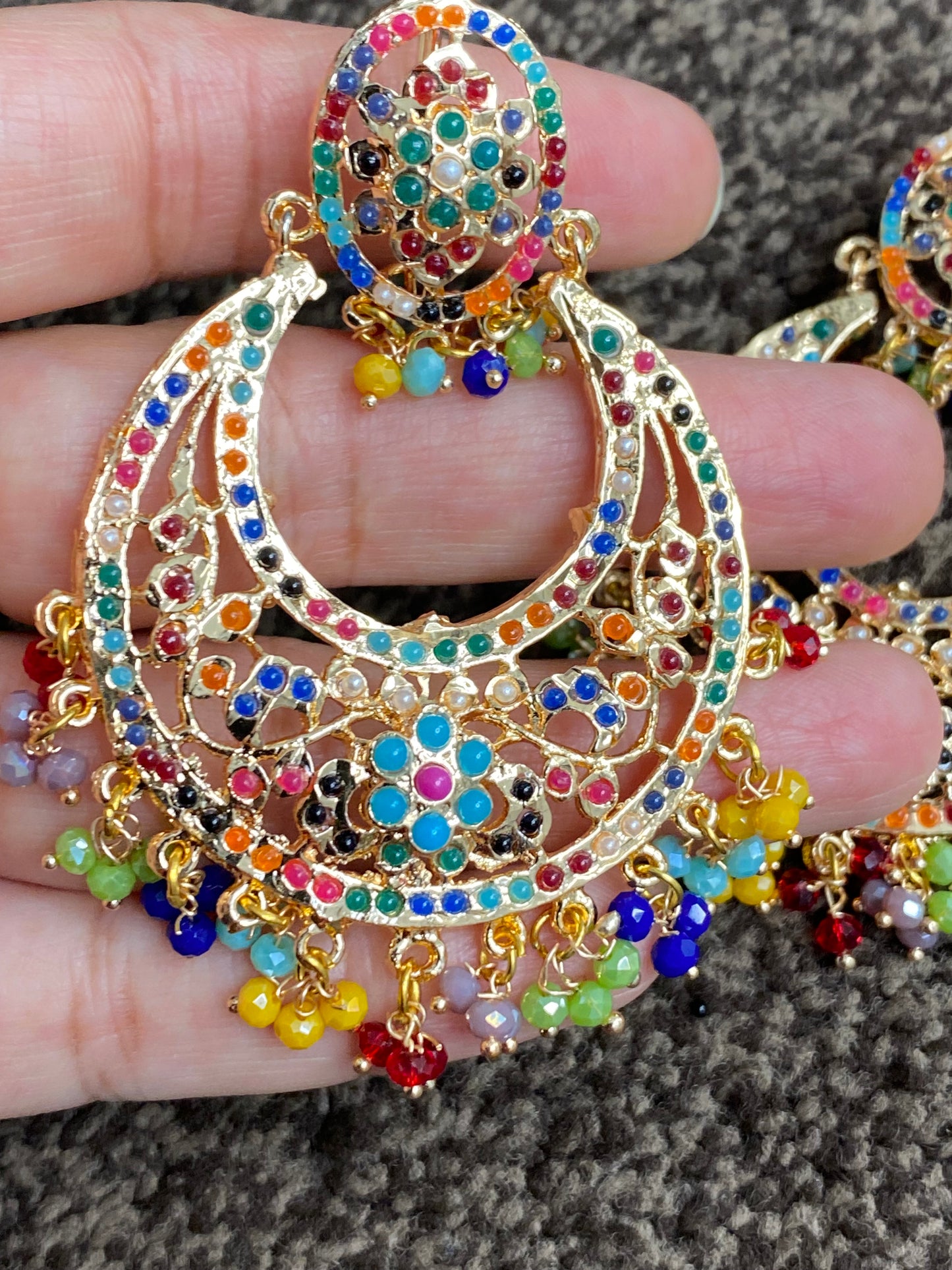 Multi Earrings - Baliyan Set -