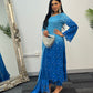 Parisa - Ombre Lacy Crochet - Blue