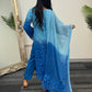 Parisa - Ombre Lacy Crochet - Blue