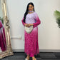 Parisa - Ombre Lacy Crochet - Lilac