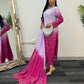 Parisa - Ombre Lacy Crochet - Lilac