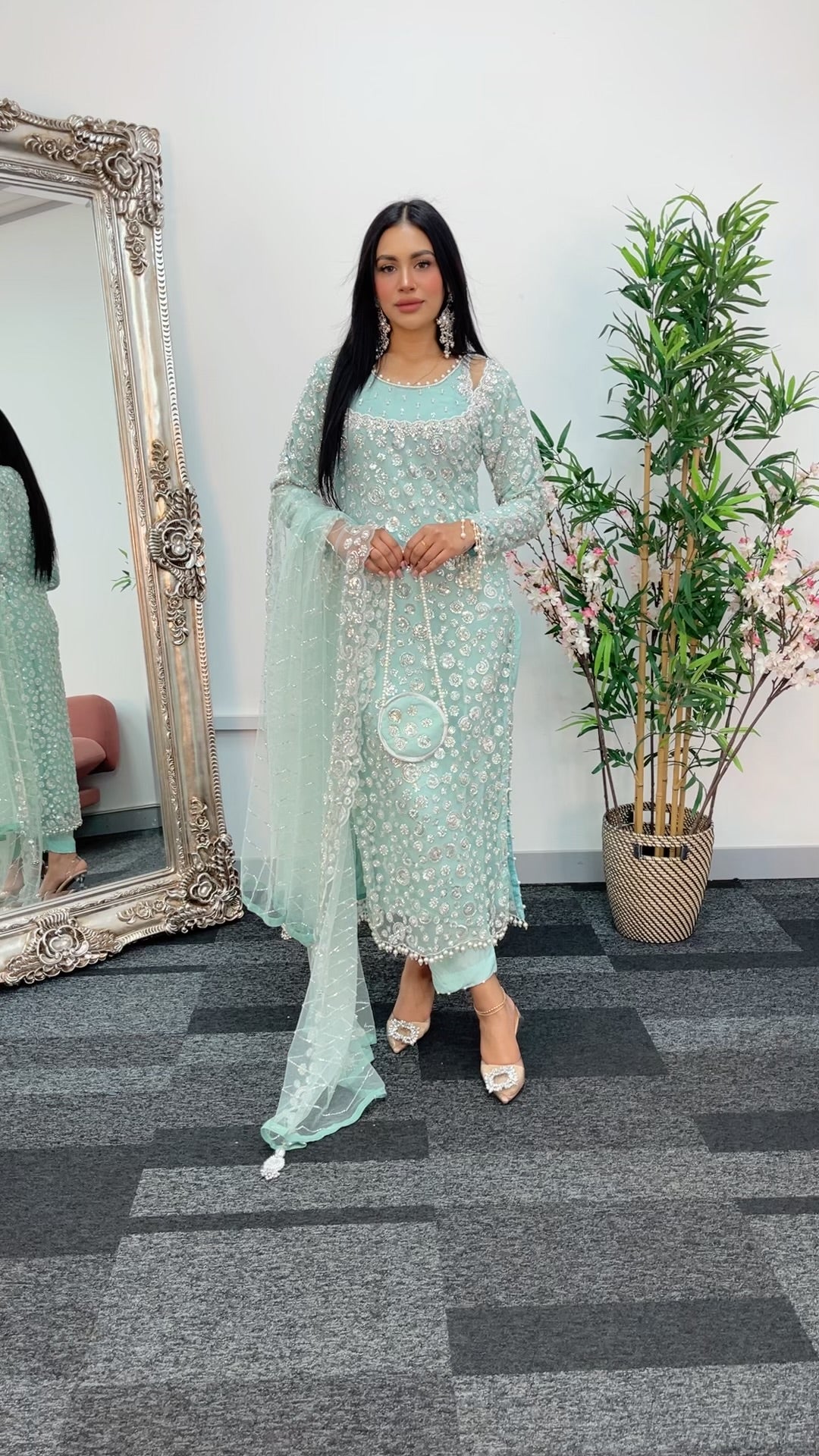 Bali  - Cutdana Net - Mint - Baali - H