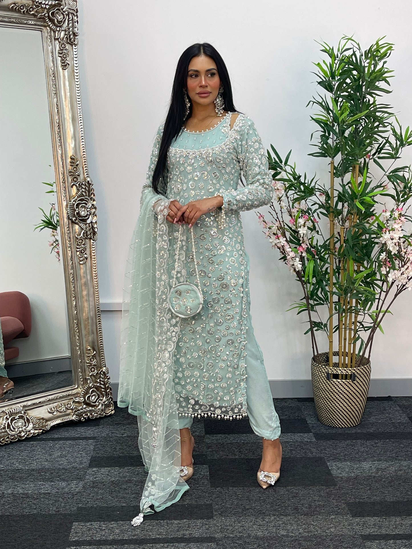 Bali  - Cutdana Net - Mint - Baali - H