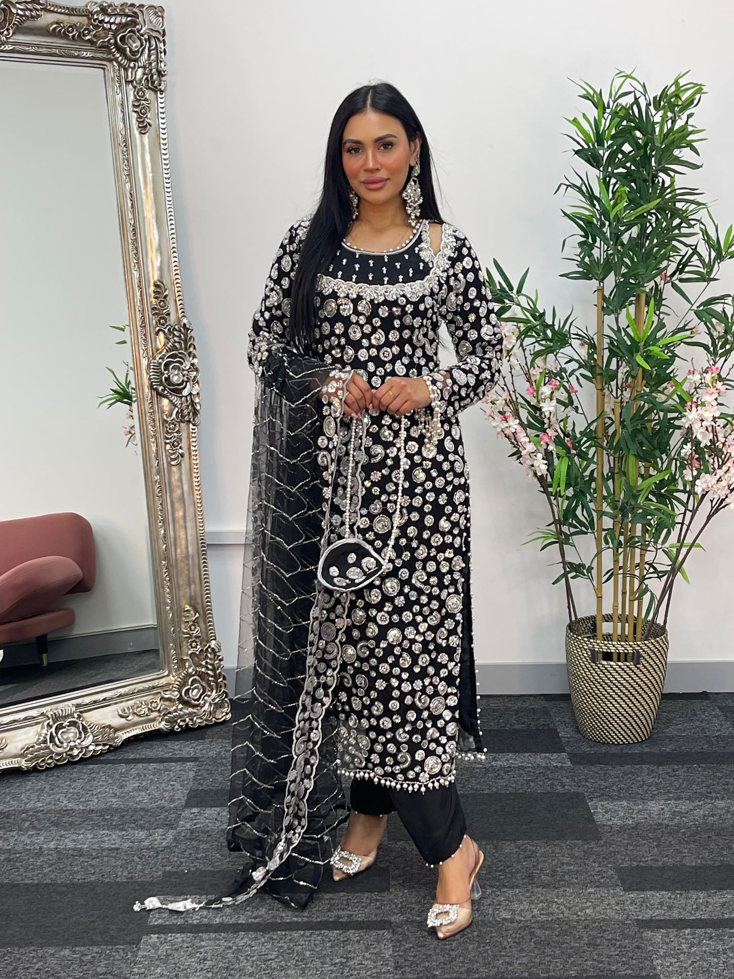 Bali  - Cutdana Net - Black - Baali - H