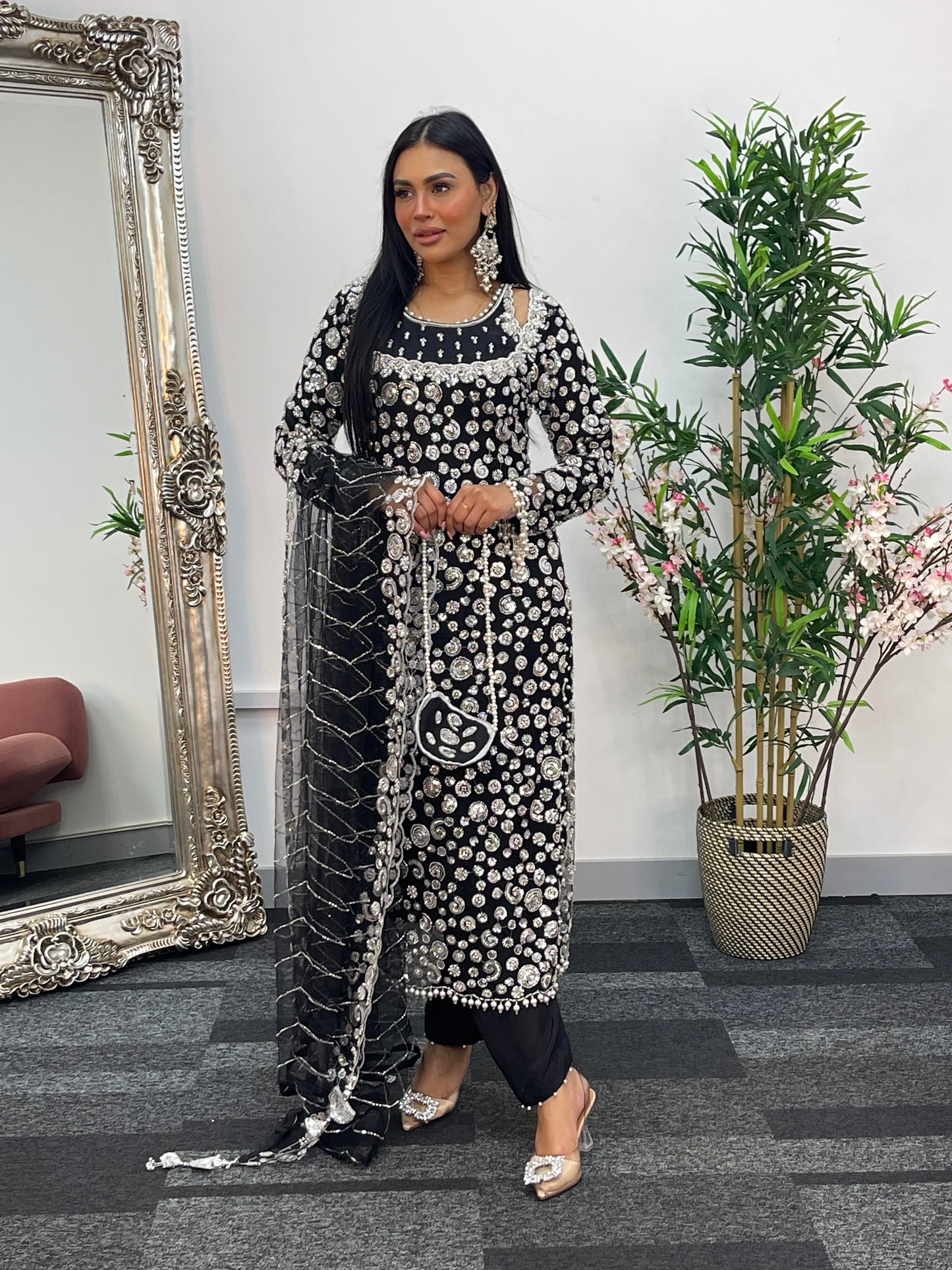 Bali  - Cutdana Net - Black - Baali - H