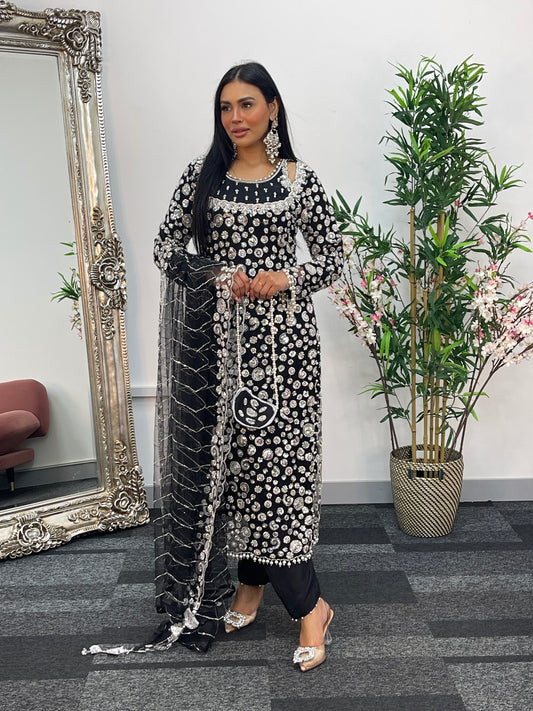 Bali  - Cutdana Net - Black - Baali - H