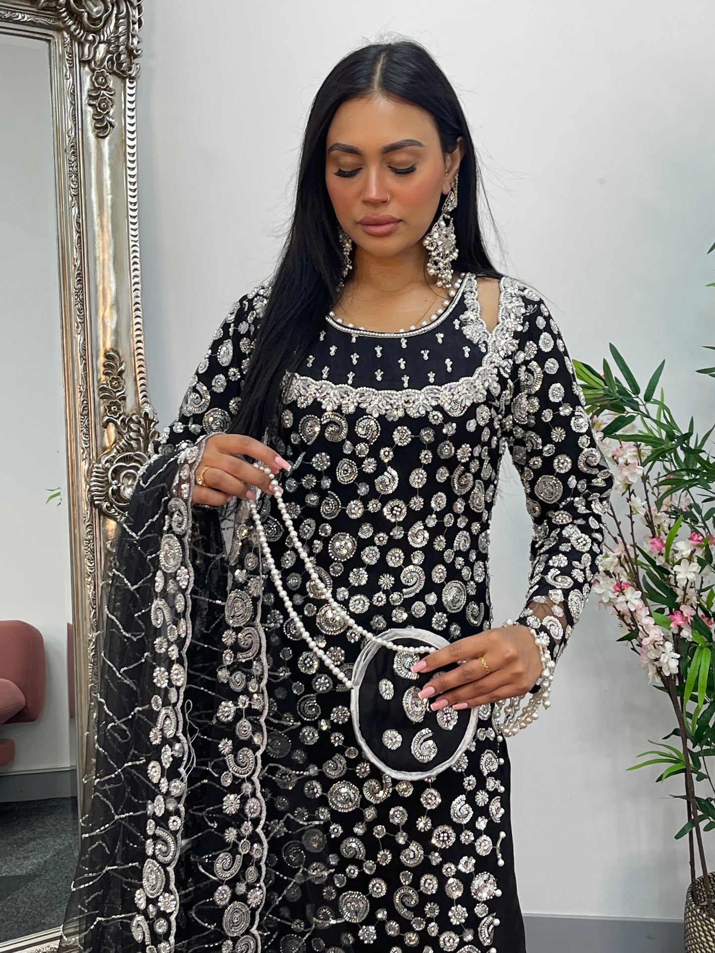 Bali  - Cutdana Net - Black - Baali - H