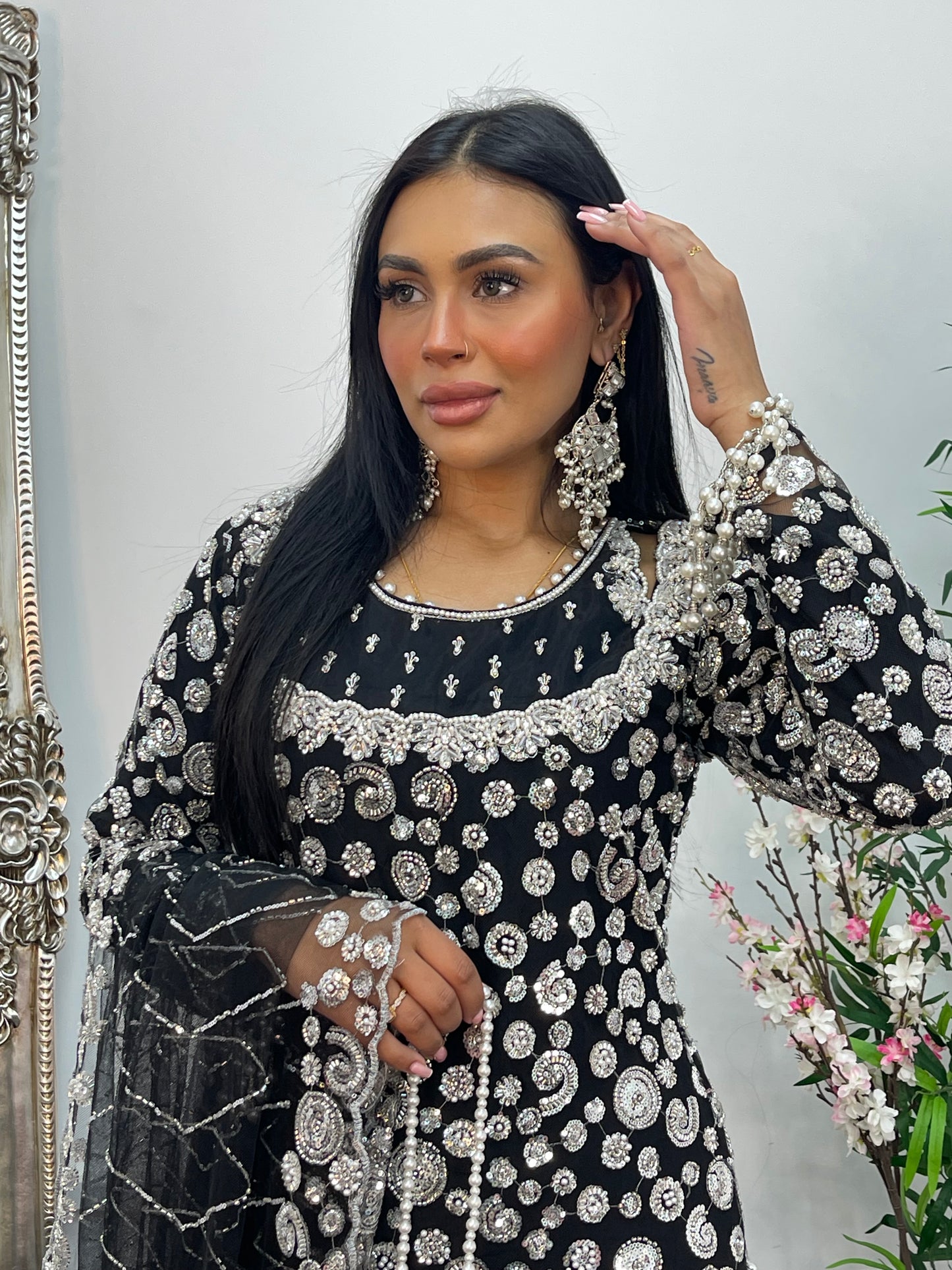 Bali  - Cutdana Net - Black - Baali - H