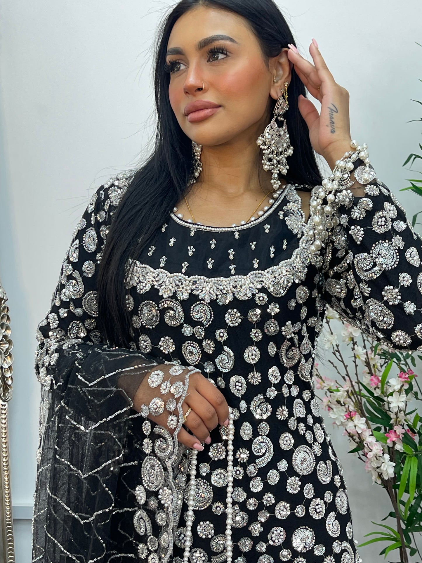 Bali  - Cutdana Net - Black - Baali - H