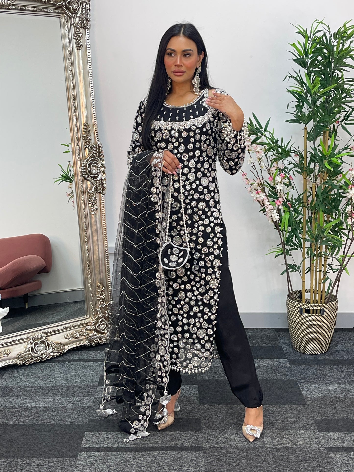 Bali  - Cutdana Net - Black - Baali - H